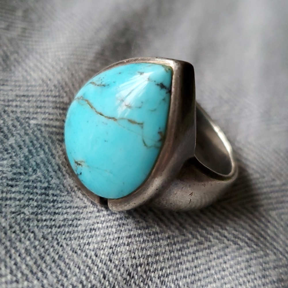 Sterling turquoise ring